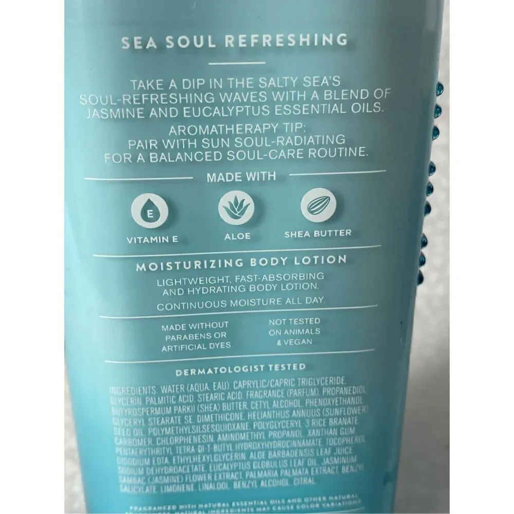 Bath and Body Works SEA SOUL REFRESHING JASMINE + EUCALYPTUS Aromatherapy 4 pc